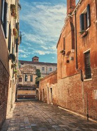 Street amidst buildings in town