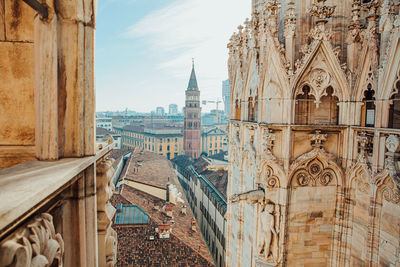 Panoramic view of buildings in city