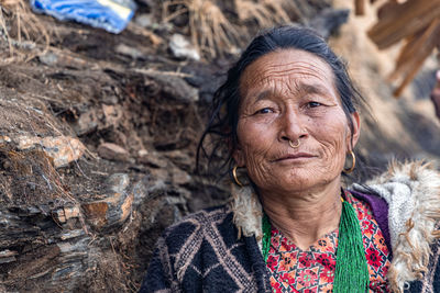 Portrait of smiling senior woman 