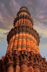 Low angle view of temple