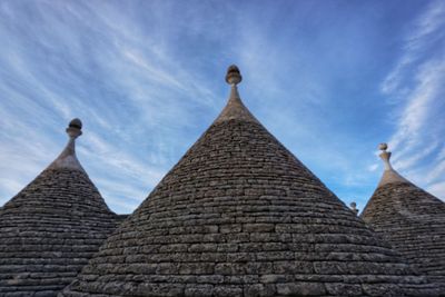 Low angle view of building against sky