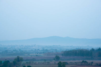 Scenic view of landscape against sky