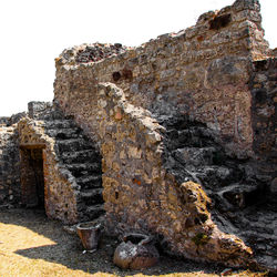 Old ruins against clear sky