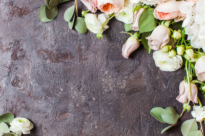 Close-up of rose bouquet