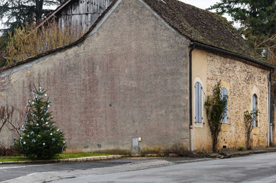 Old building by street