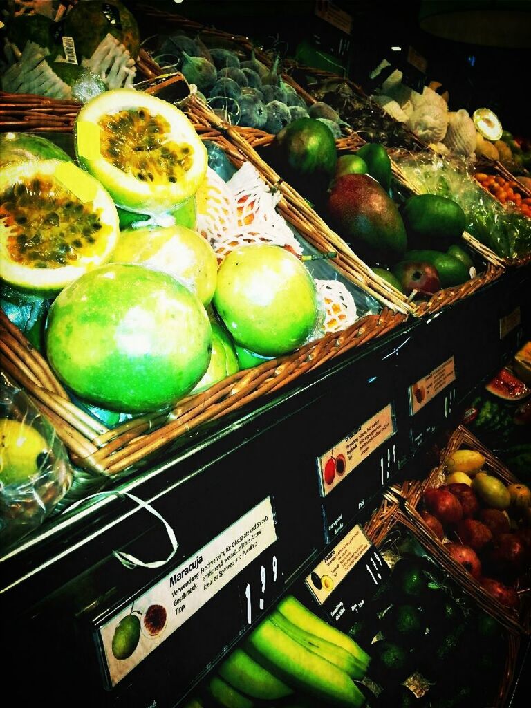 food and drink, food, freshness, indoors, healthy eating, variation, still life, choice, for sale, retail, vegetable, abundance, high angle view, large group of objects, fruit, market, display, market stall, close-up, ready-to-eat