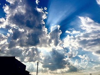 Low angle view of sky