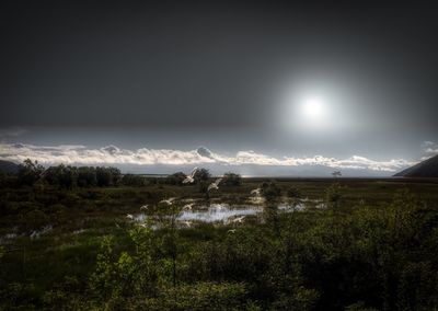 Scenic view of landscape against sky