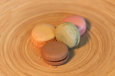 Close-up of dessert on table