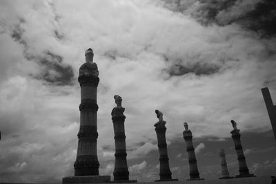 Low angle view of cloudy sky