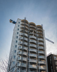 Low angle view of building against sky