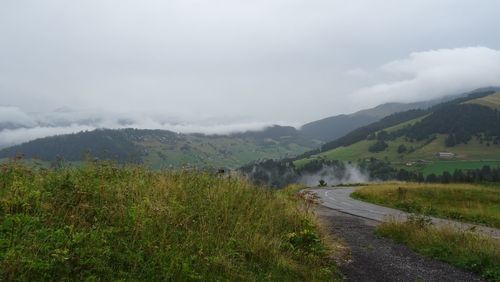 Scenic view of landscape against sky