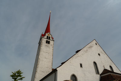 Bremgarten, canton aargau, switzerland, september 3, 2023 historic old saint nikolaus church 