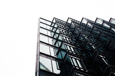 Low angle view of building against clear sky