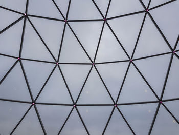 Low angle view of skylight against sky