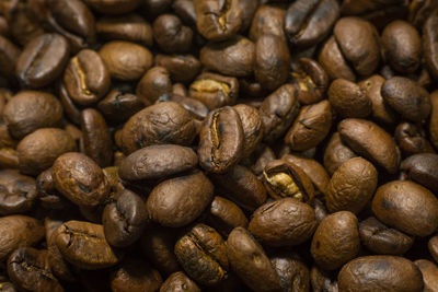 Full frame shot of coffee beans