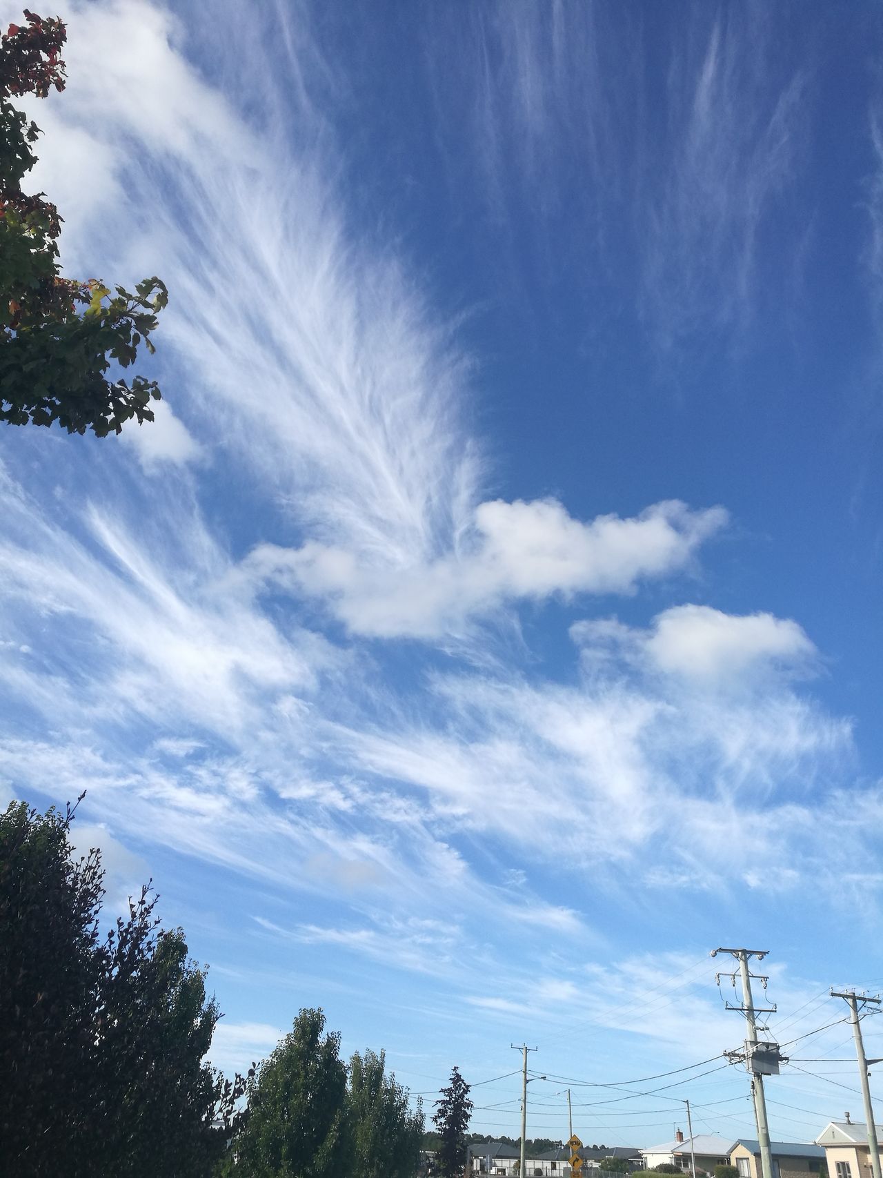 Awesome skies beautiful day in Sorell Tasmania