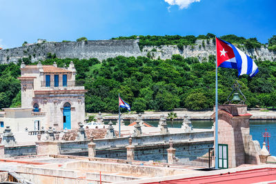 Havana building on main street in cuba