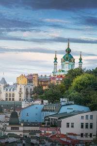 Buildings in city