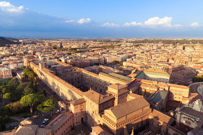 Vatican museums from st. peter's basilica