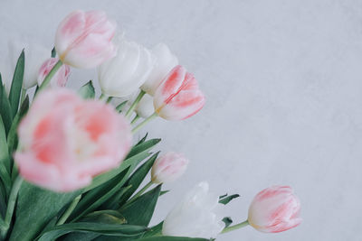 Bouquet of tulips. selective focus