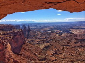 Aerial view of landscape
