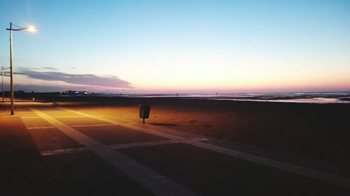 Scenic view of sky at sunset