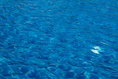 High angle view of swimming pool in sea