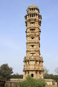 Low angle view of historical building against sky