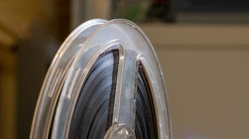 Close-up of tire against blurred background
