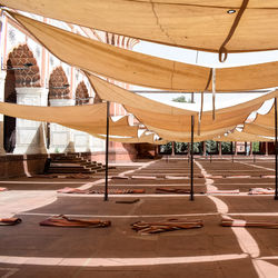 Interior of historic building jama masjid in delhi 6