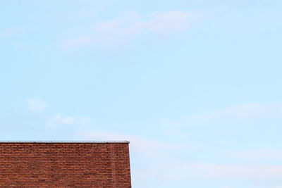 Low angle view of building against sky