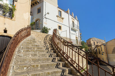 Views and glimpses of ancient sicilian baroque houses