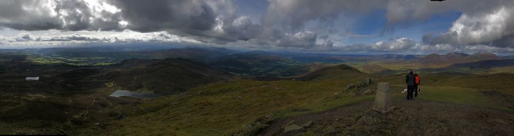 Panoramic view of landscape against sky