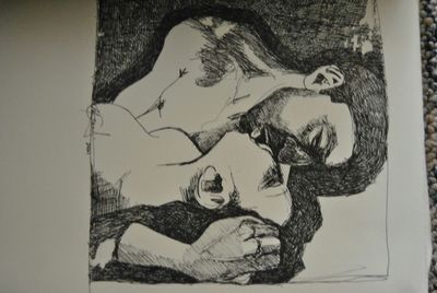 Group of people on wall