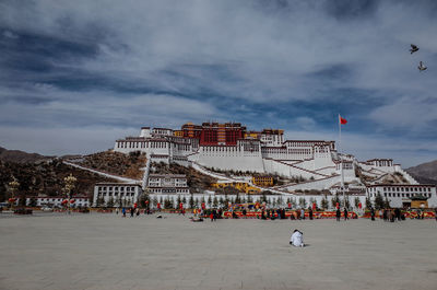 Historic ensemble of the potala palace, lhasa