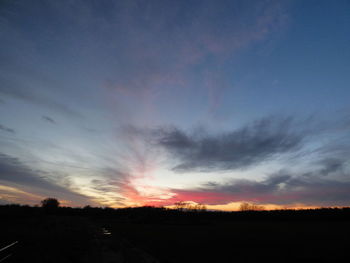 View of sky at sunset