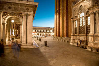 View of old building in city