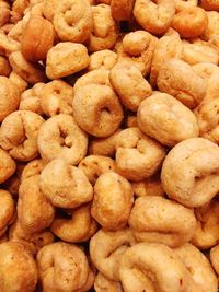 Full frame shot of cookies