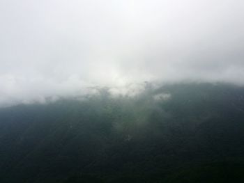 Scenic view of cloudy sky