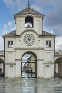 The entrance tower of the royal palace of savoy in venaria reale