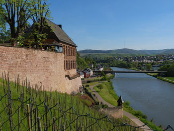 Saarburg at the saar river