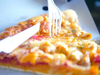 Close-up of food in plate