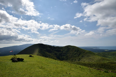 Scenic view of landscape against sky