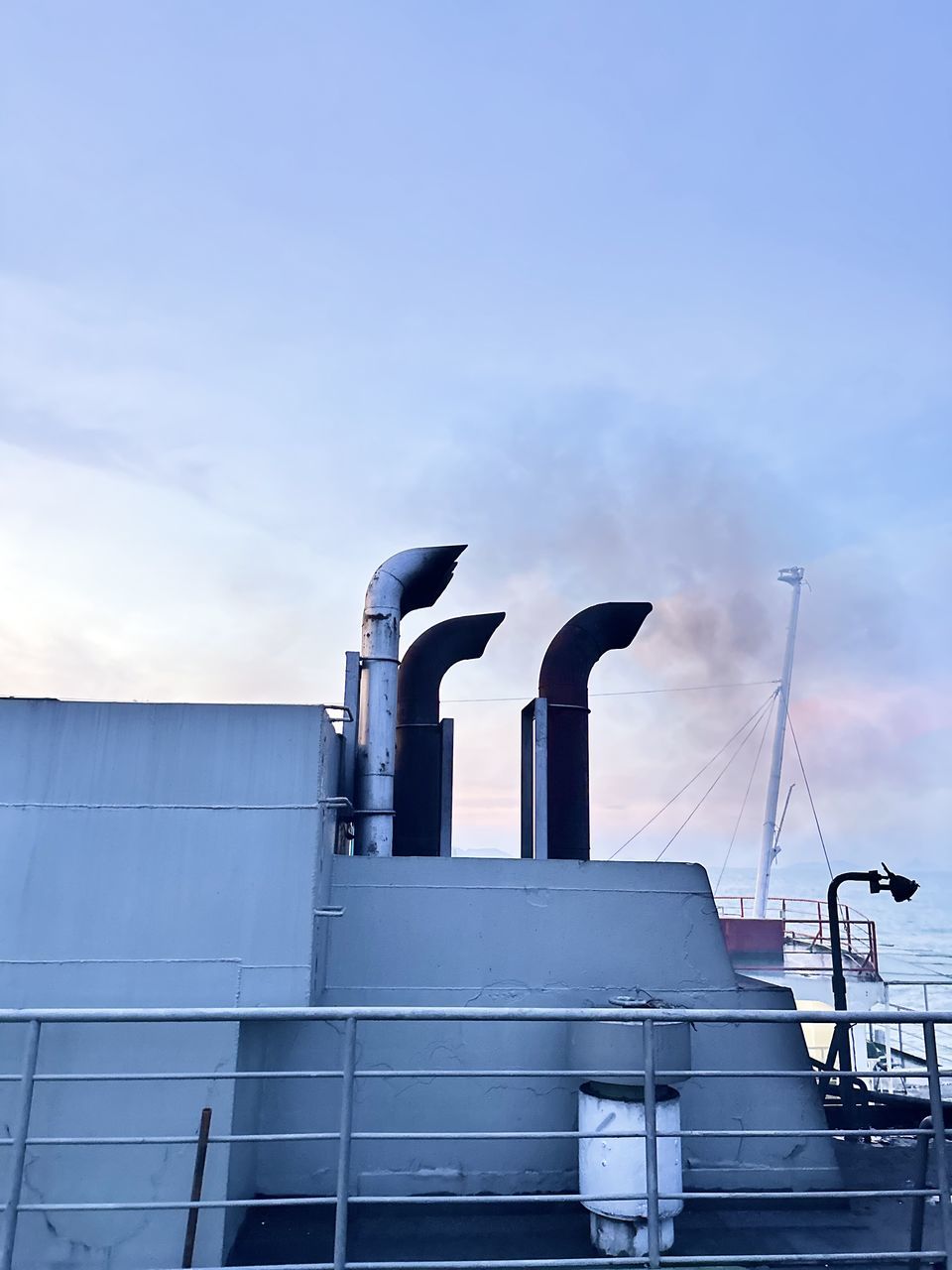 Iphonegram Blue Industry Sky Factory Architecture Power Generation Nature No People Cloud Day Built Structure Smoke Stack Business Outdoors Building Exterior Ship Technology