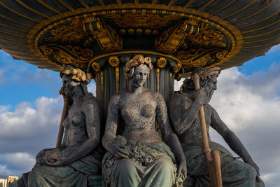 Fontaine of the concordia square, paris