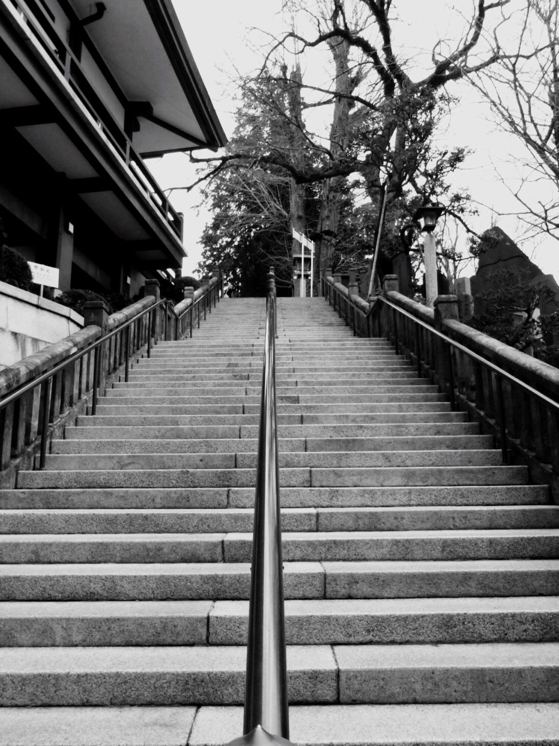 Cemetery stairs