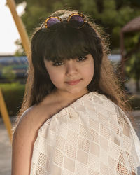 Portrait of a smiling young woman