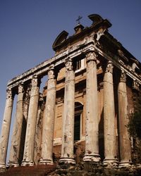 Low angle view of old building