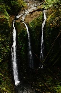 River flowing through rocks